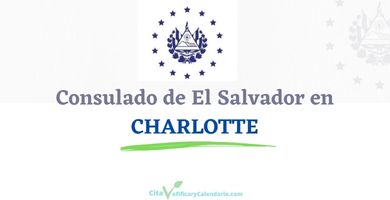 Cómo Hacer una cita Consulado de El Salvador en CHARLOTTE